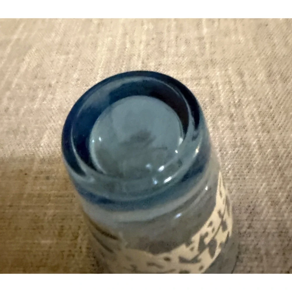 🌴 Myrtle Beach Blue Glass Shot Glass | Palm Tree & Moon | 2.5” Tall